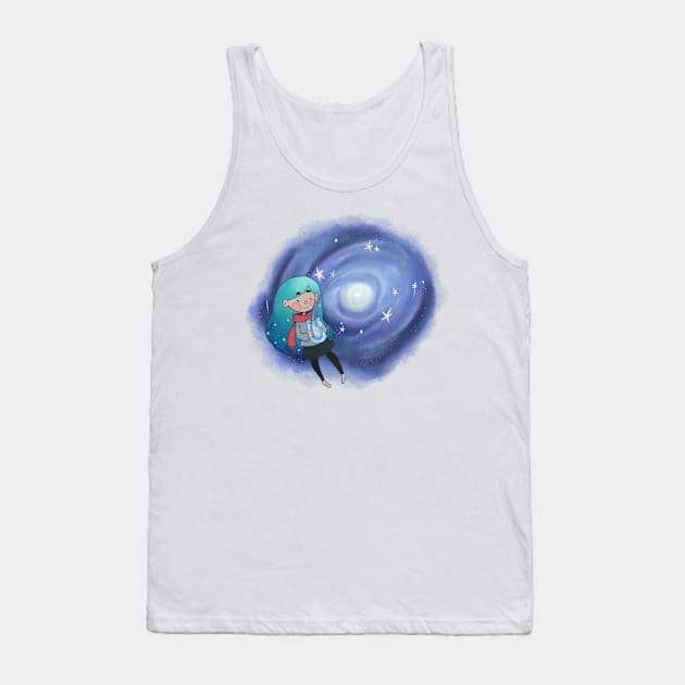 Galaxy in a Jar Tank Top by nikkicischke